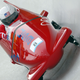A two-man bobsled at the 2002 Winter Olympic Games